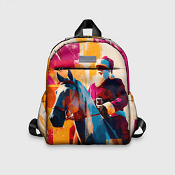 Детский рюкзак Дед Мороз на коне, цвет: 3D-принт