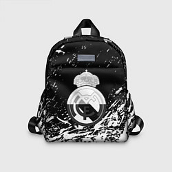 Детский рюкзак Реал Мадрид краски текстура