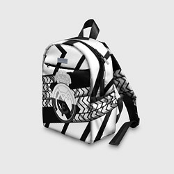 Детский рюкзак Реал Мадрид краски полосы, цвет: 3D-принт — фото 2