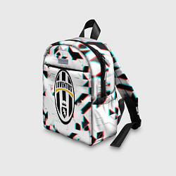 Детский рюкзак Ювентус геометрия глитч, цвет: 3D-принт — фото 2