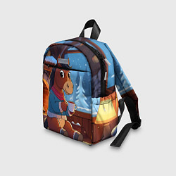 Детский рюкзак Лошадка у камина, цвет: 3D-принт — фото 2