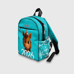 Детский рюкзак Голова лошадки, цвет: 3D-принт — фото 2