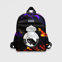 Детский рюкзак Реал Мадрид огонь текстура