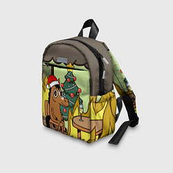 Детский рюкзак Конь среди огня - this is fine, цвет: 3D-принт — фото 2