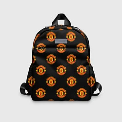 Детский рюкзак Manchester United Pattern, цвет: 3D-принт