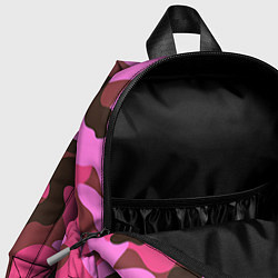 Детский рюкзак Камуфляж: розовый/коричневый, цвет: 3D-принт — фото 2