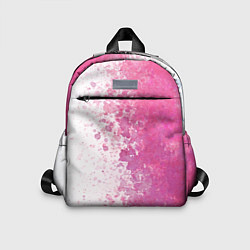 Детский рюкзак Белый и розовый, цвет: 3D-принт