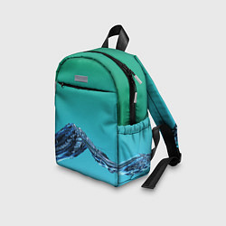 Детский рюкзак Зеленая вода, цвет: 3D-принт — фото 2