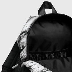 Детский рюкзак Черно-белый разрыв, цвет: 3D-принт — фото 2