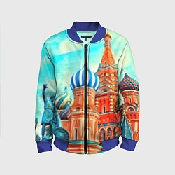 Бомбер детский Blue Kremlin, цвет: 3D-синий