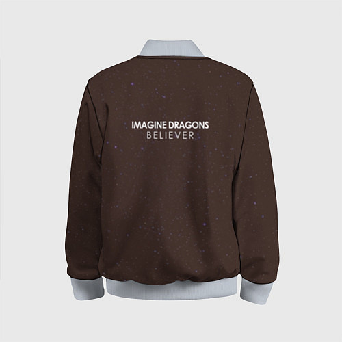 Детский бомбер Imagine Dragons: Believer / 3D-Серый – фото 2