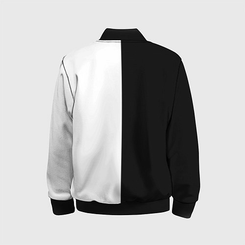 Детский бомбер Ария Ч/Б / 3D-Черный – фото 2