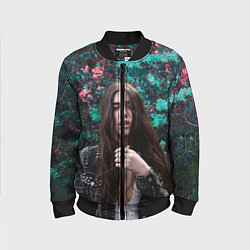 Детский бомбер Dua Lipa: Floral