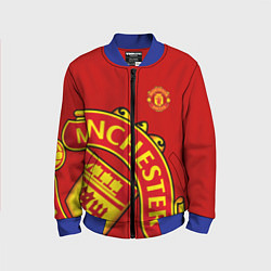 Бомбер детский FC Man United: Red Exclusive, цвет: 3D-синий