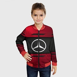 Бомбер детский Mercedes Benz Sport, цвет: 3D-красный — фото 2