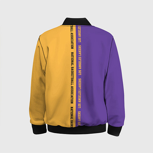 Детский бомбер NBA: LA Lakers / 3D-Черный – фото 2