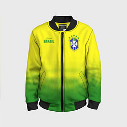 Бомбер детский CBF Brasil, цвет: 3D-черный