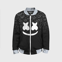 Бомбер детский Marshmello Black, цвет: 3D-серый