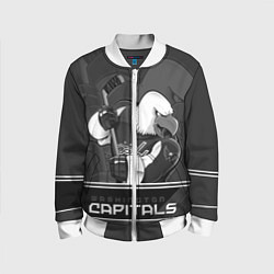 Детский бомбер Washington Capitals: Mono