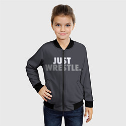 Бомбер детский Just wrestle, цвет: 3D-черный — фото 2