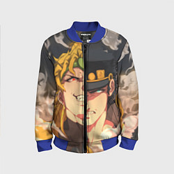 Бомбер детский Dio Brando x Jotaro, цвет: 3D-синий