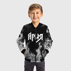 Бомбер детский АРИЯ, цвет: 3D-черный — фото 2