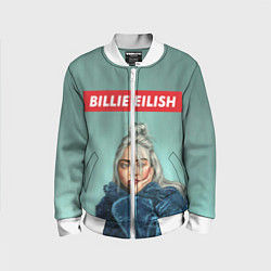 Бомбер детский Billie Eilish, цвет: 3D-белый