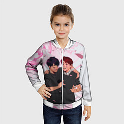 Бомбер детский Stray Kids, цвет: 3D-белый — фото 2