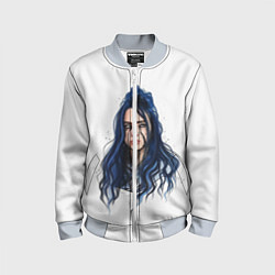 Бомбер детский BILLIE EILISH, цвет: 3D-серый