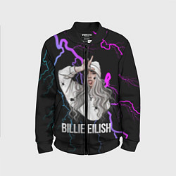 Бомбер детский BILLIE EILISH, цвет: 3D-черный