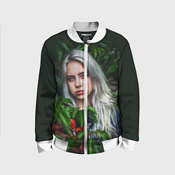 Бомбер детский BILLIE EILISH, цвет: 3D-белый