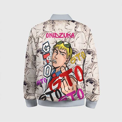 Детский бомбер GTO Онидзука / 3D-Серый – фото 2
