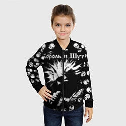 Бомбер детский Король и Шут Анархия, цвет: 3D-черный — фото 2