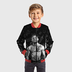 Бомбер детский CONOR McGREGOR, цвет: 3D-красный — фото 2