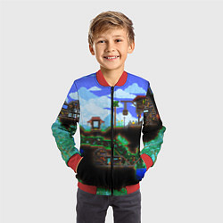 Бомбер детский TERRARIA EXCLUSIVE, цвет: 3D-красный — фото 2