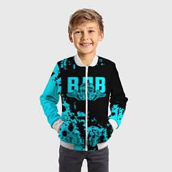 Бомбер детский ВДВ, цвет: 3D-белый — фото 2