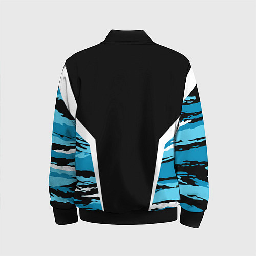 Детский бомбер Камуфляж ВДВ / 3D-Черный – фото 2