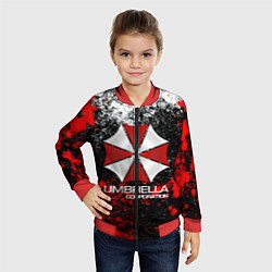 Бомбер детский UMBRELLA CORP, цвет: 3D-красный — фото 2