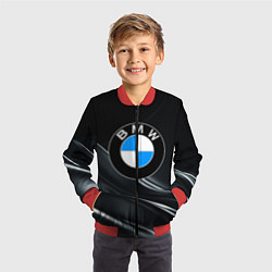 Бомбер детский BMW, цвет: 3D-красный — фото 2