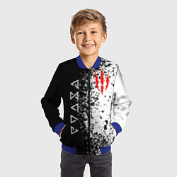Бомбер детский THE WITCHER, цвет: 3D-синий — фото 2