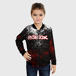Бомбер детский ROBLOX, цвет: 3D-черный — фото 2