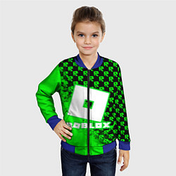 Бомбер детский Roblox, цвет: 3D-синий — фото 2