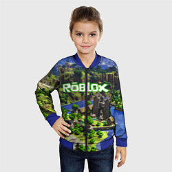 Бомбер детский ROBLOX, цвет: 3D-синий — фото 2
