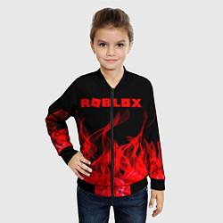 Бомбер детский ROBLOX, цвет: 3D-черный — фото 2