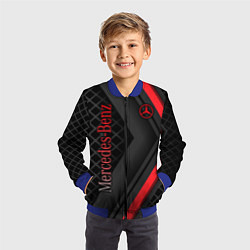 Бомбер детский Mercedes-Benz, цвет: 3D-синий — фото 2