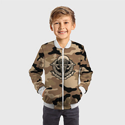 Бомбер детский ВДВ СССР, цвет: 3D-белый — фото 2