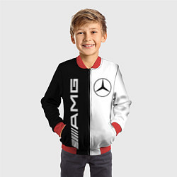 Бомбер детский MERCEDES AMG, цвет: 3D-красный — фото 2
