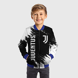 Бомбер детский JUVENTUS, цвет: 3D-синий — фото 2