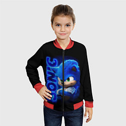 Бомбер детский SONIC, цвет: 3D-красный — фото 2