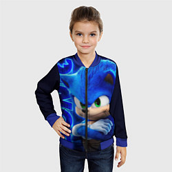 Бомбер детский SONIC, цвет: 3D-синий — фото 2